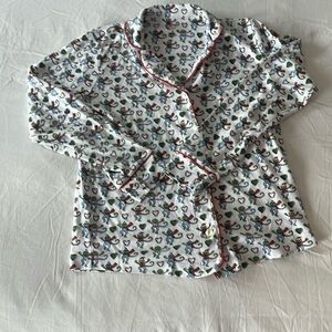 Roller Rabbit Merry Monkey Long-sleeve Pajama Set